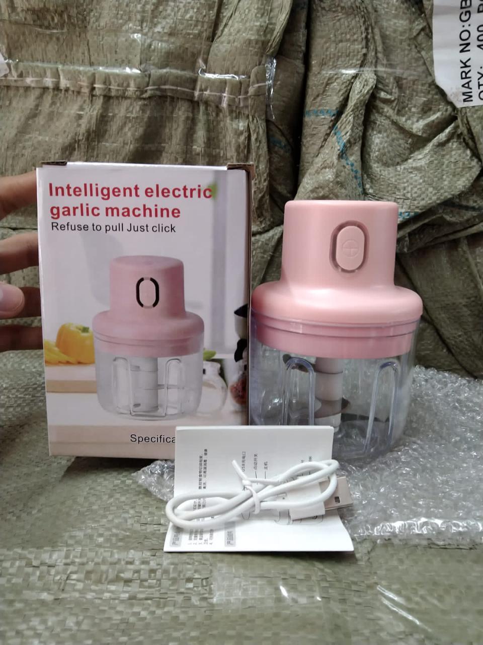 KolorFish Electric Mini Garlic & Vegetable Chopper 250ml | पोर्टेबल रिचार्जेबल मिनी चॉपर – प्याज, लहसुन और सब्ज़ियाँ सेकंडों में काटें!